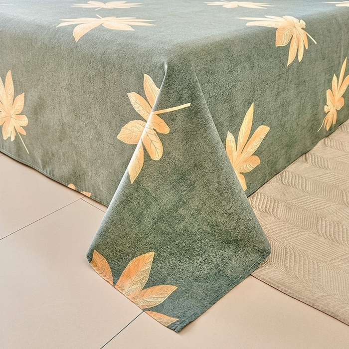 91家纺网 家纺一手货源 找家纺 卡普家居 2024新款全棉磨毛加厚四件套系列-单床单 枫叶絮