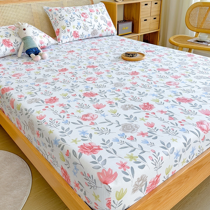 91家纺网 家纺一手货源 找家纺 芃成 2024新款老粗布床笠款 总1 曼莎