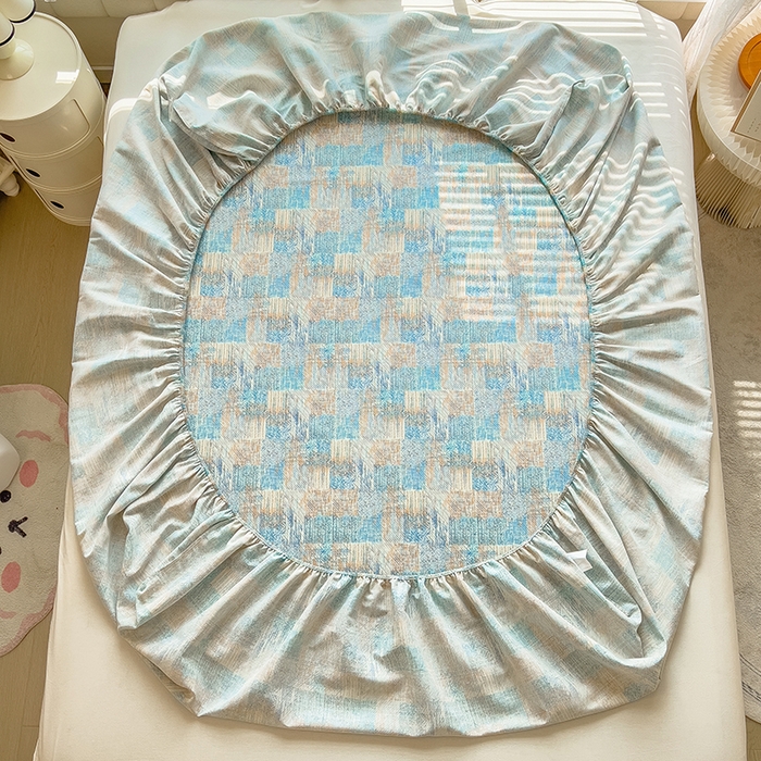 91家纺网 家纺一手货源 找家纺 芃成 2024新款老粗布床笠款 总1 焕彩