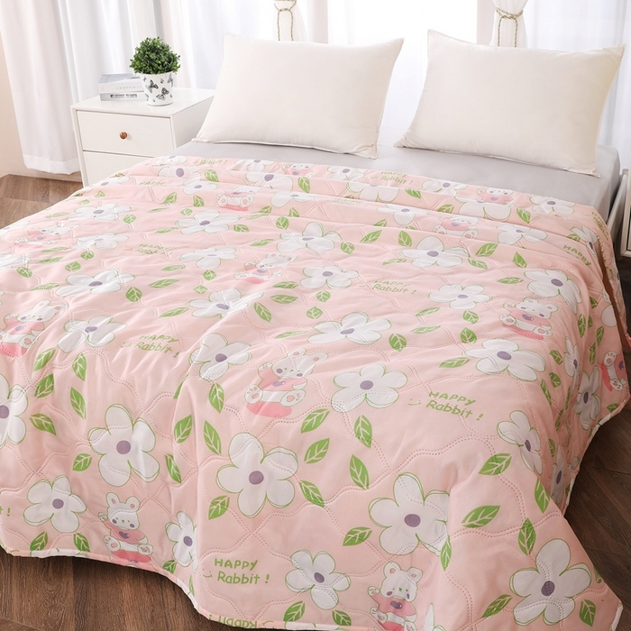 91家纺网 家纺一手货源 找家纺 钻石绒便宜夏被夏凉被空调被超声波压花礼品直播供应链引流爆款 漫步时光