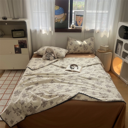 HL原创 2024新款全棉法式大豆被夏被 XB-法提纳