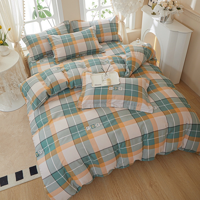 91家纺网 家纺一手货源 找家纺 钰伶 新款全棉简约12868印花纯棉四件套（预留6厘米缩水尺寸） 斯坦利