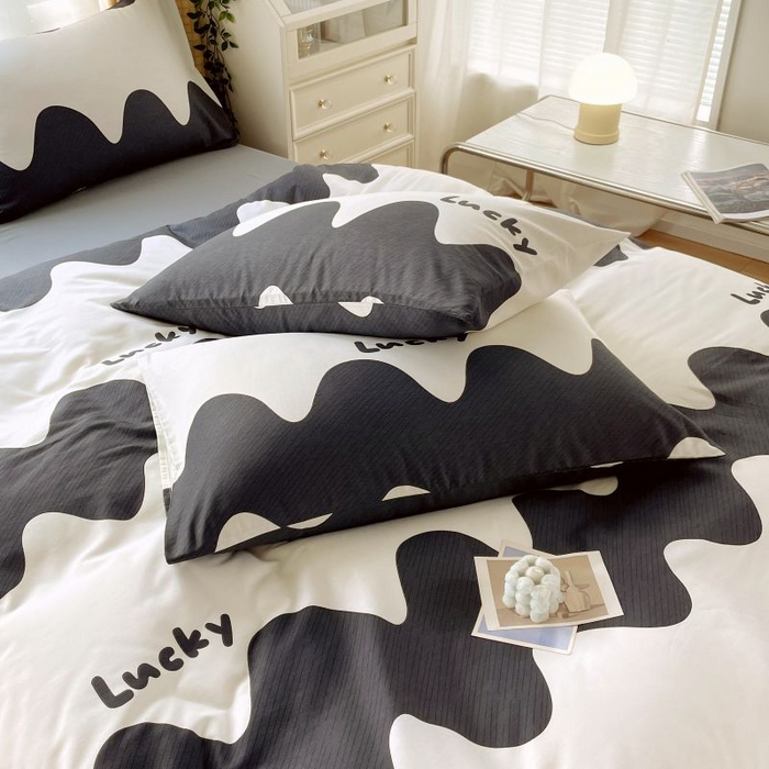 91家纺网 家纺一手货源 找家纺 金鑫汇家纺 2024新款全棉纯棉卡通印花四件套单品系列-四件套波浪世界