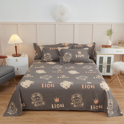 91家纺网 家纺一手货源 找家纺 （总）钰伶 2025新款全棉简约12868纯棉单床单