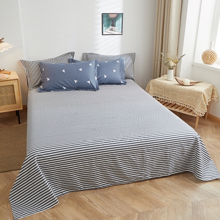 91家纺网 家纺一手货源 找家纺 （总）钰伶 2025新款全棉简约12868纯棉单床单