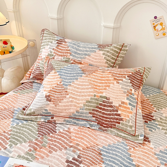 91家纺网 家纺一手货源 找家纺 卡普家居 2024新款全棉磨毛加厚四件套系列-单床单 贝加尔