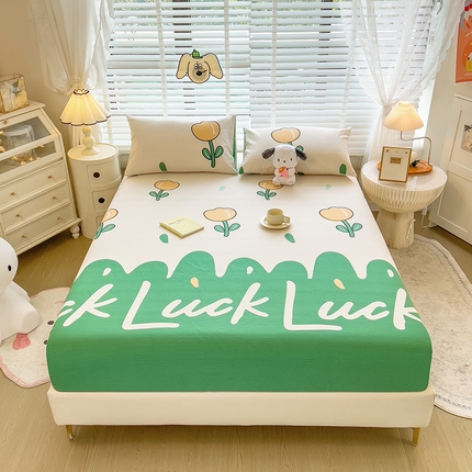 芃成 2024新款老粗布床笠款 总2 甜蜜时光