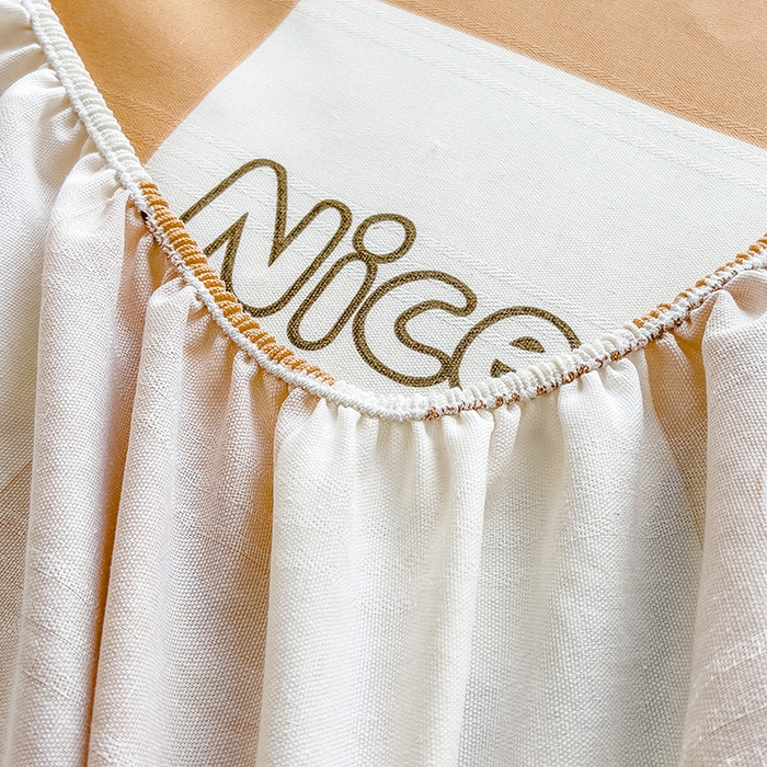 91家纺网 家纺一手货源 找家纺 芃成 2024新款老粗布床笠款 总1 格子狗