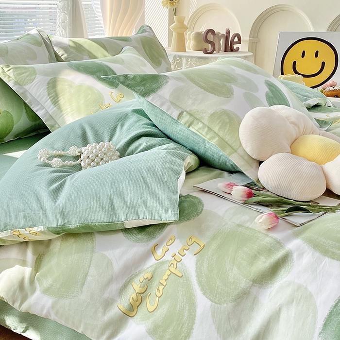 91家纺网 家纺一手货源 找家纺 珂博家纺 2024新款轻柔感全棉印花纯棉四件套绿野仙踪