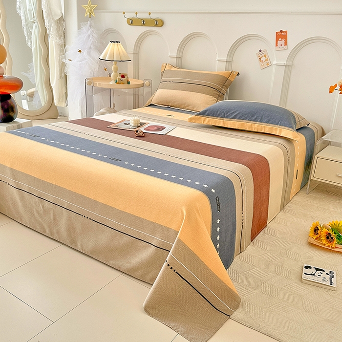 91家纺网 家纺一手货源 找家纺 卡普家居 2024新款全棉磨毛加厚四件套系列-单床单 杰森