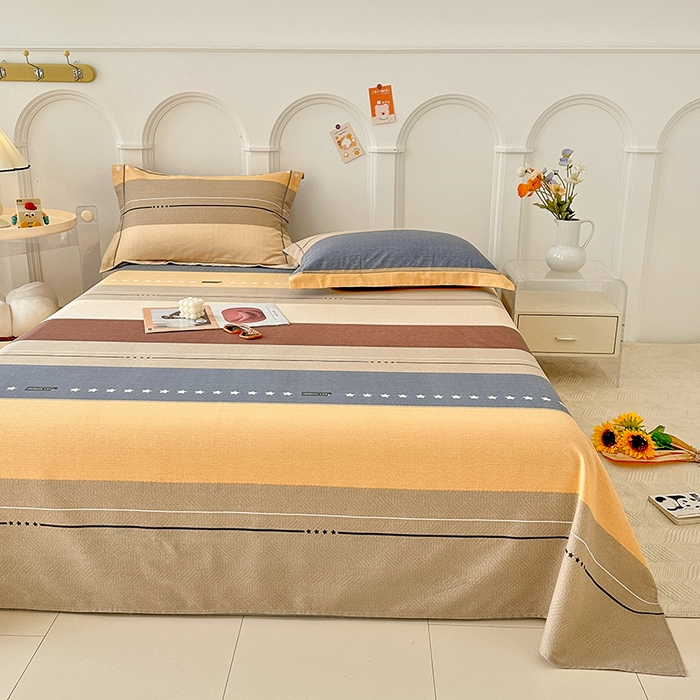 91家纺网 家纺一手货源 找家纺 卡普家居 2024新款全棉磨毛加厚四件套系列-单床单 杰森