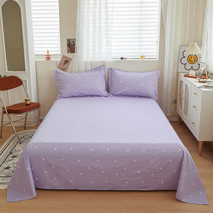 91家纺网 家纺一手货源 找家纺 （总）钰伶 2025新款全棉简约12868纯棉单床单