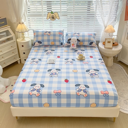 芃成 2024新款老粗布床笠款 总1 布丁狗