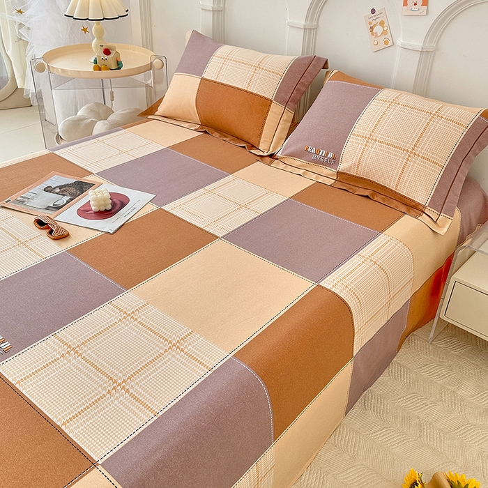 91家纺网 家纺一手货源 找家纺 卡普家居 2024新款全棉磨毛加厚四件套系列-单床单 格莱美