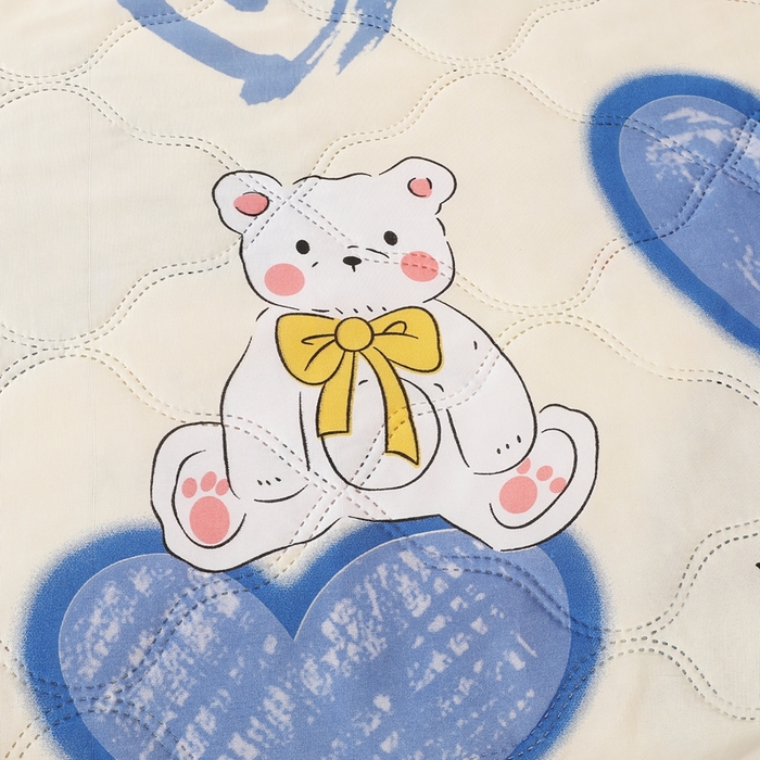 91家纺网 家纺一手货源 找家纺 钻石绒便宜夏被夏凉被空调被超声波压花礼品直播供应链引流爆款 爱心熊