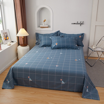 91家纺网 家纺一手货源 找家纺 （总）钰伶 2025新款全棉简约12868纯棉单床单