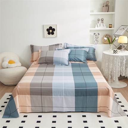 91家纺网 家纺一手货源 找家纺 （总）钰伶 2025新款全棉简约12868纯棉单床单