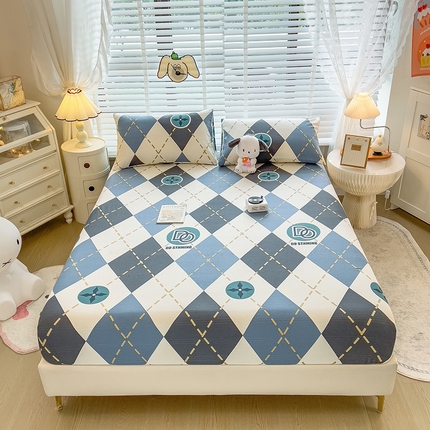 91家纺网 家纺一手货源 找家纺 （总）芃成 2024新款老粗布床笠款 总2