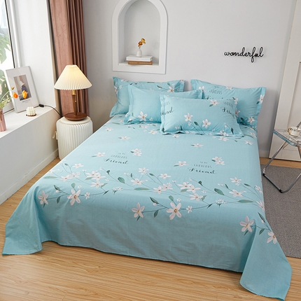 91家纺网 家纺一手货源 找家纺 （总）钰伶 2025新款全棉简约12868纯棉单床单