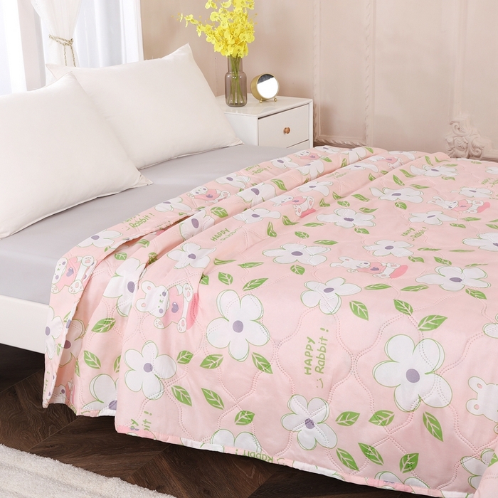 91家纺网 家纺一手货源 找家纺 钻石绒便宜夏被夏凉被空调被超声波压花礼品直播供应链引流爆款 漫步时光