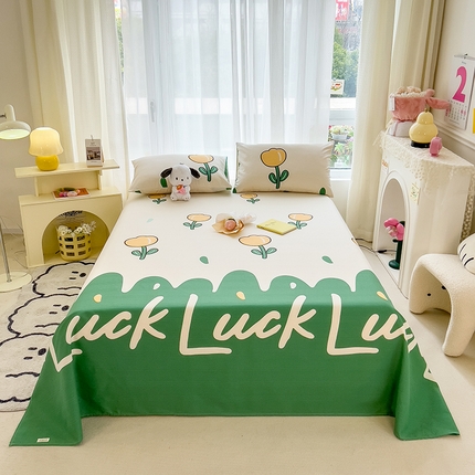 91家纺网 家纺一手货源 找家纺 芃成家纺 2024新款老粗布床单款 总2 甜蜜时光