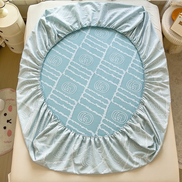 91家纺网 家纺一手货源 找家纺 芃成 2024新款老粗布床笠款 总1 好心情