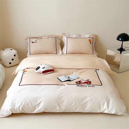 91家纺网 家纺一手货源 找家纺 （总）名品优仓 2024新款大版数码印花定位水洗棉四件套系列