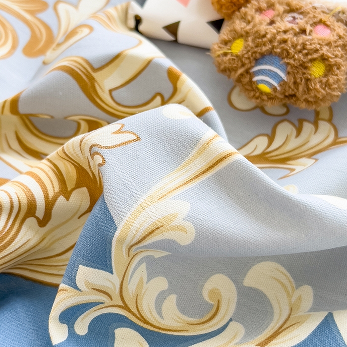 91家纺网 家纺一手货源 找家纺 芃成 2024新款老粗布床笠款 总1 春季物语