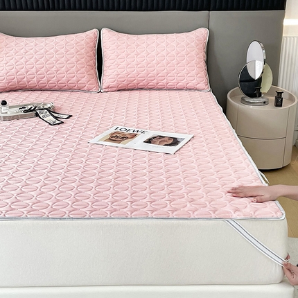 91家纺网 家纺一手货源 找家纺 （总）米帛家纺 2024新款莱赛尔天丝乳胶（1cm）凉席系列