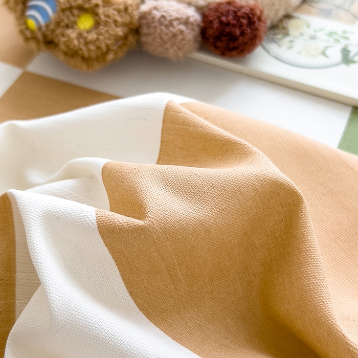 91家纺网 家纺一手货源 找家纺 芃成 2024新款老粗布床笠款 总1 格子狗