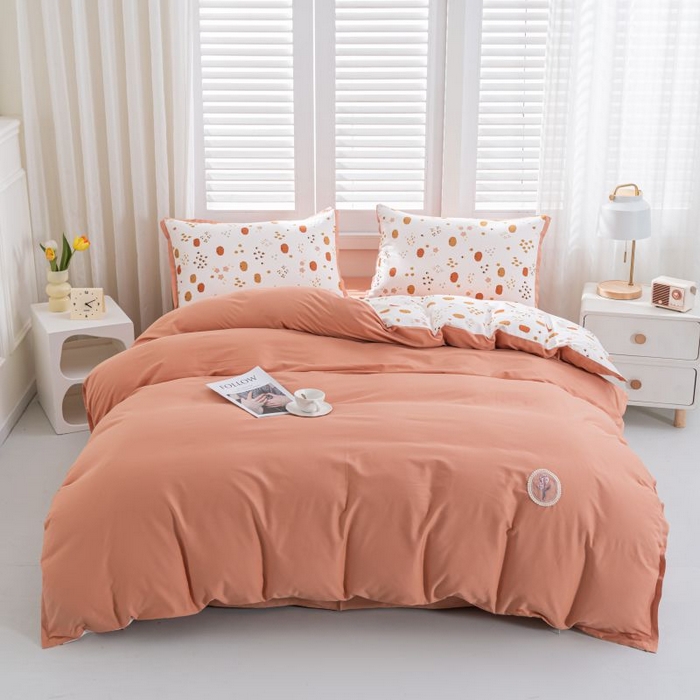 91家纺网 家纺一手货源 找家纺 优姿家纺 新款纯棉长绒棉小清新ins风印花四件套-系列一 11