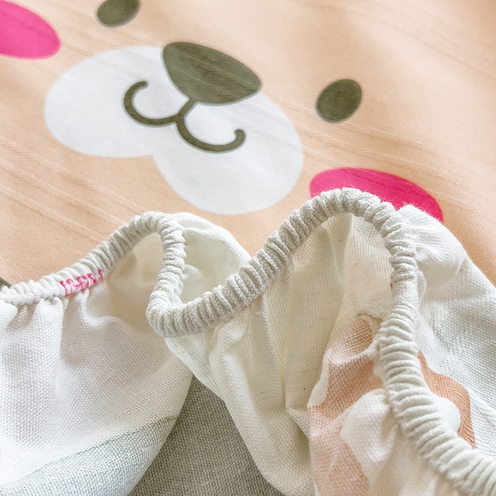 91家纺网 家纺一手货源 找家纺 芃成 2024新款老粗布床笠款 总1 丛林伙伴