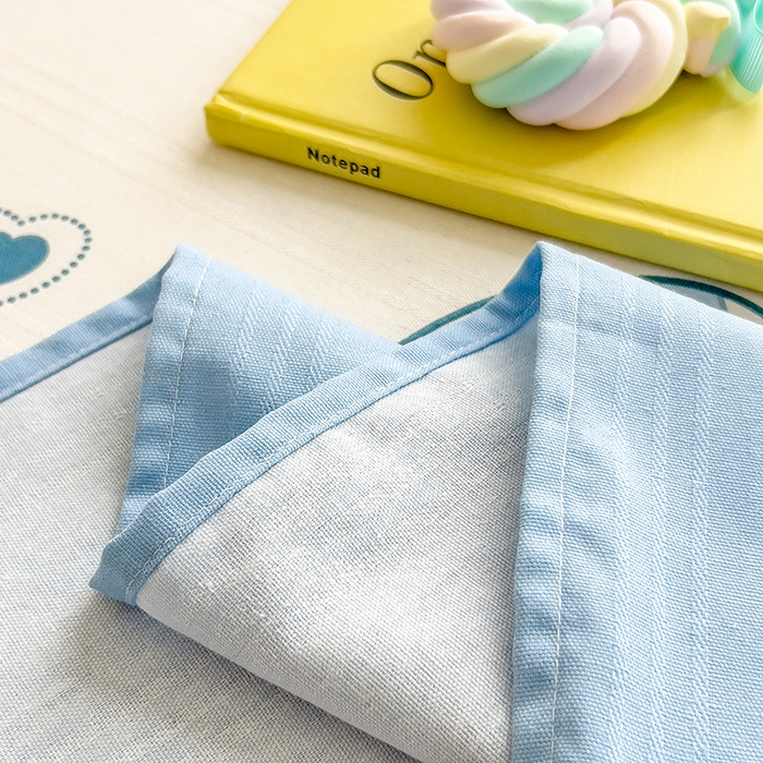 91家纺网 家纺一手货源 找家纺 芃成家纺 2024新款老粗布床单款 总2 清韵幽香-蓝