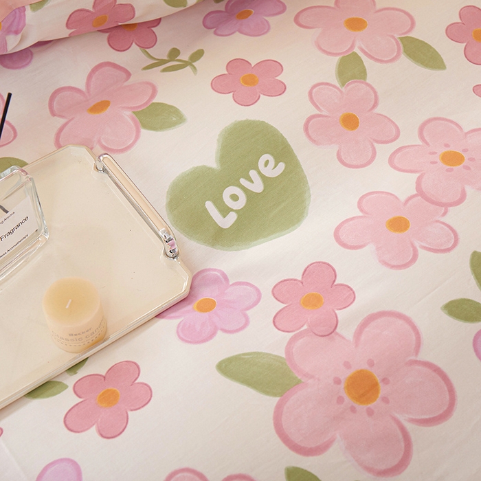 91家纺网 家纺一手货源 找家纺 （总）钰伶 简约全棉12868印花纯棉单被套（预留6厘米缩水）