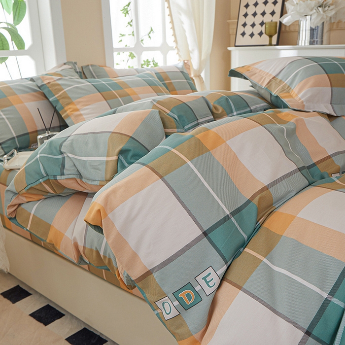 91家纺网 家纺一手货源 找家纺 钰伶 新款全棉简约12868印花纯棉四件套（预留6厘米缩水尺寸） 斯坦利