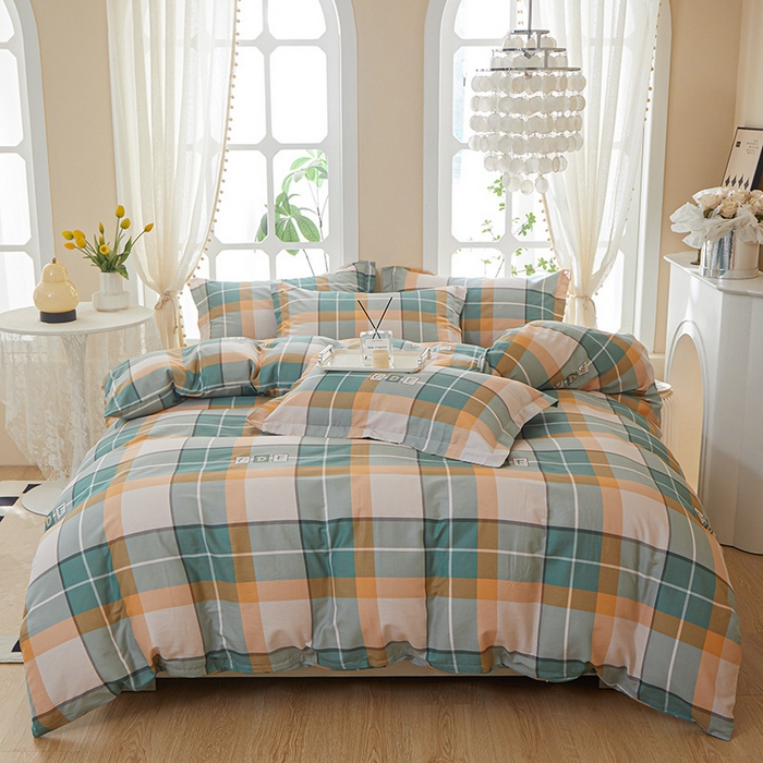 91家纺网 家纺一手货源 找家纺 钰伶 新款全棉简约12868印花纯棉四件套（预留6厘米缩水尺寸） 斯坦利