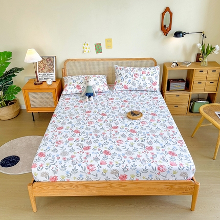 91家纺网 家纺一手货源 找家纺 芃成 2024新款老粗布床笠款 总1 曼莎