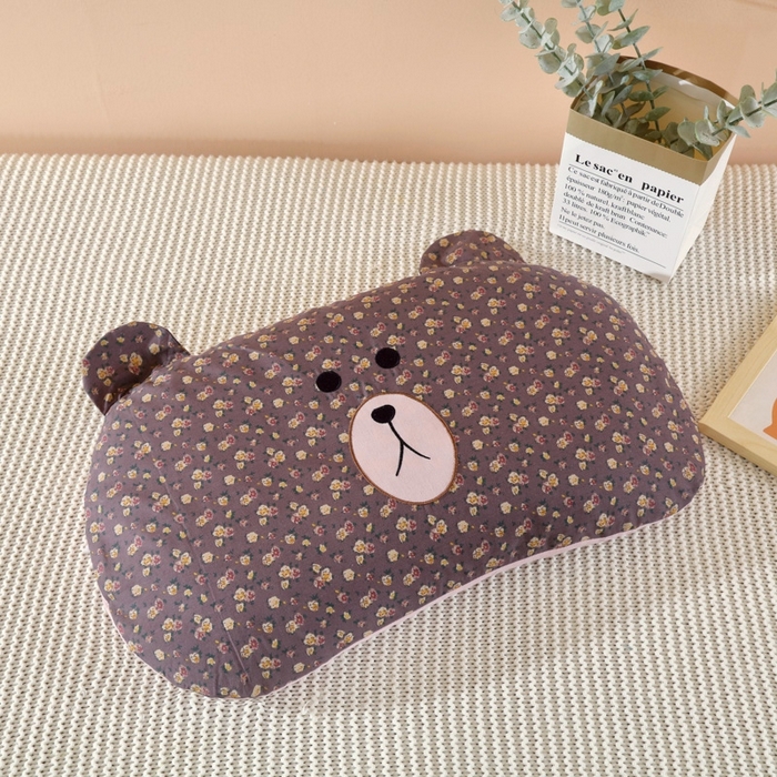 91家纺网 家纺一手货源 找家纺 （总）芯奇想 枕芯枕头2024新款全棉卡通荞麦枕-麦熊