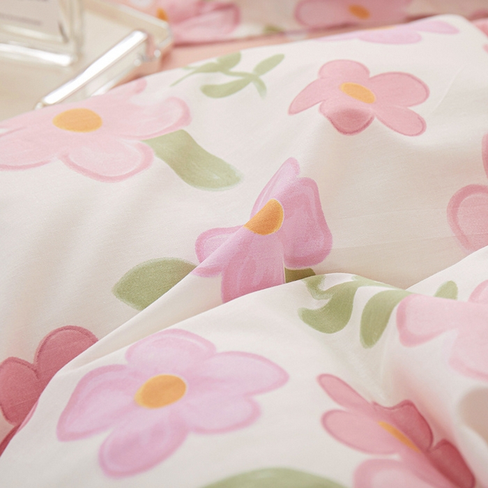 91家纺网 家纺一手货源 找家纺 （总）钰伶 简约全棉12868印花纯棉单被套（预留6厘米缩水）