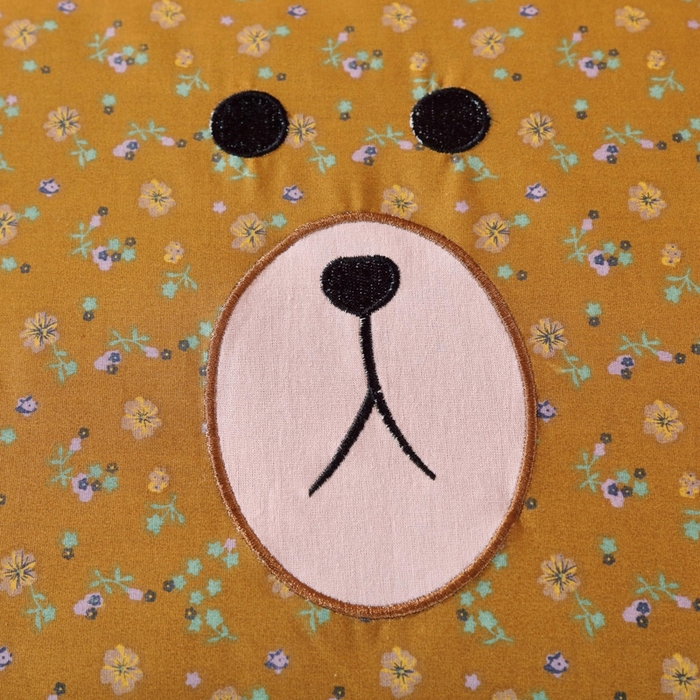 91家纺网 家纺一手货源 找家纺 （总）芯奇想 枕芯枕头2024新款全棉卡通荞麦枕-麦熊