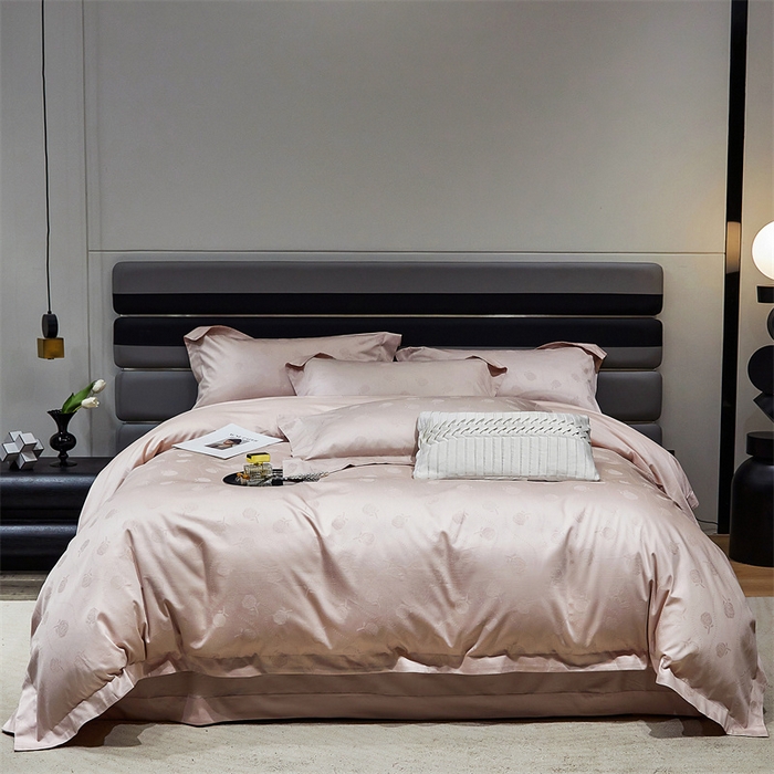 91家纺网 家纺一手货源 找家纺 （总）红番天家居馆 2025新款长绒棉全棉提花四件套--格林系列