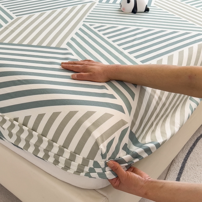 91家纺网 家纺一手货源 找家纺 优眠坊 2025新款全棉单床笠 印象生活