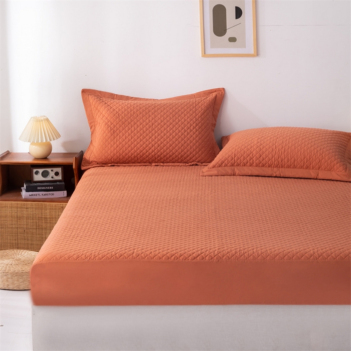 91家纺网 家纺一手货源 找家纺 （总）优乐家纺 2025新款全棉床笠水洗纯棉夹棉绗缝加厚床笠