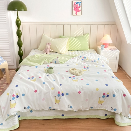 91家纺网 家纺一手货源 找家纺 （总）羋多家纺 2024新款麻绳印花小米棉夏被云感泡芙棉被子泡泡纱单夏被（另有单独床盖）