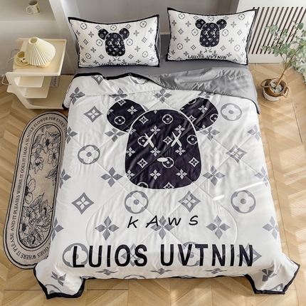 91家纺网 家纺一手货源 找家纺 色鬼布艺 2024新款水洗真丝夏被四件套夏凉被空调被子 9