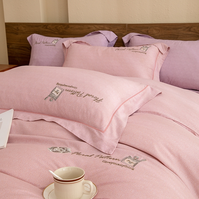 91家纺网 家纺一手货源 找家纺 绒博士 2024新款120支天丝棉四件套-玛奇朵 豆沙