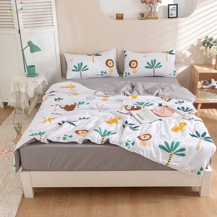 91家纺网 家纺一手货源 找家纺 （总）梦莱发被业 2025新款水洗洛卡棉夏被子被芯