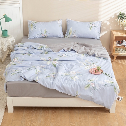 91家纺网 家纺一手货源 找家纺 （总）梦莱发被业 2025新款水洗洛卡棉夏被子被芯