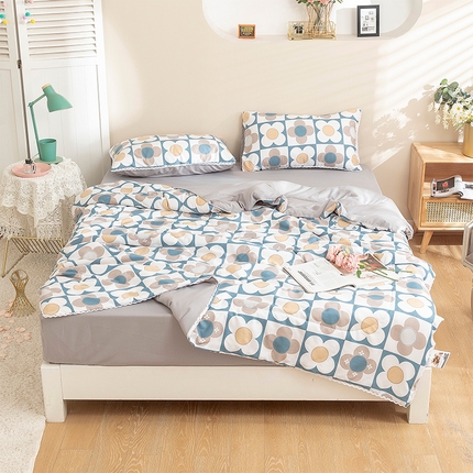 91家纺网 家纺一手货源 找家纺 （总）梦莱发被业 2025新款水洗洛卡棉夏被子被芯