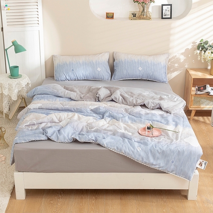 91家纺网 家纺一手货源 找家纺 （总）梦莱发被业 2025新款水洗洛卡棉夏被子被芯